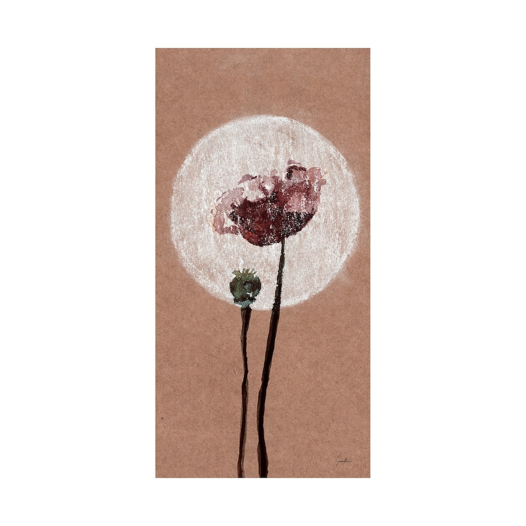 Poppies Sunset II (30 x 60) Canvas Art Print