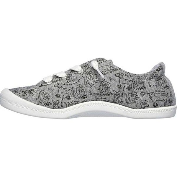 BOBS Beach Bingo Love Pups Sneaker Gray 