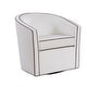 preview thumbnail 16 of 22, Kenton Barrel Style Swivel Chair by Greyson Living