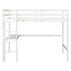 preview thumbnail 65 of 91, Modern Solid Wood Loft Bed with Built-in Desk, Safety Ladder
