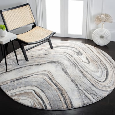 SAFAVIEH Cyrus Shag Rusmira Abstract 1-inch Thick Rug