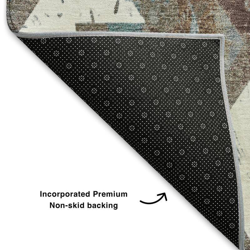 Premium Washable Super Soft Global Imprints Mayfield Rug
