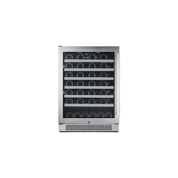Avallon AWC241SZLH 24 Inch Wide 54 Bottle Capacity Single Zone Wine Cooler with Left Swing Door