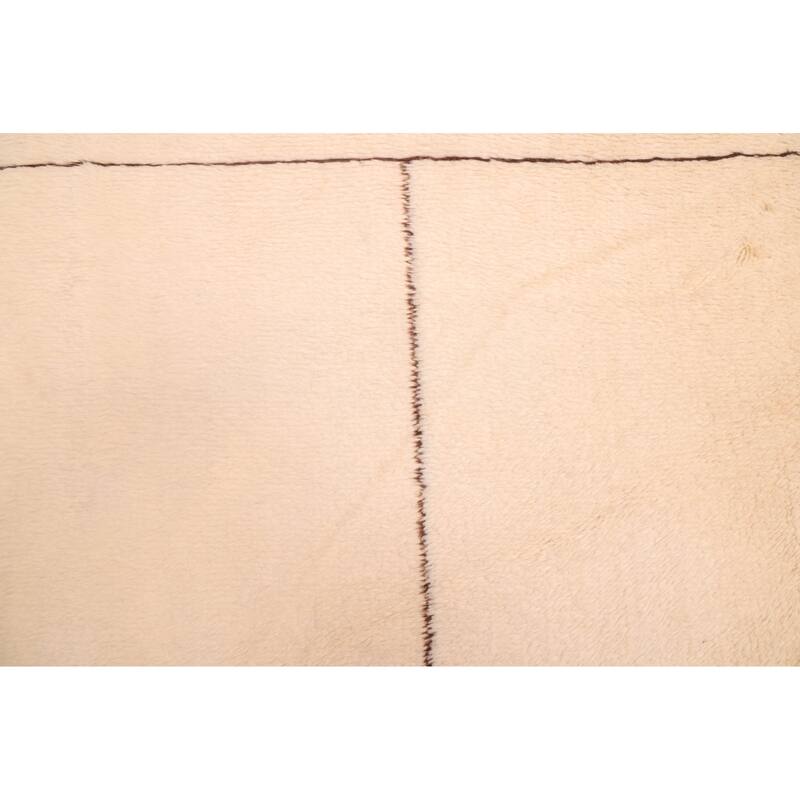 ECARPETGALLERY Hand-knotted Pak Finest Marrakesh Cream Wool Rug - 7'0 x 9'9