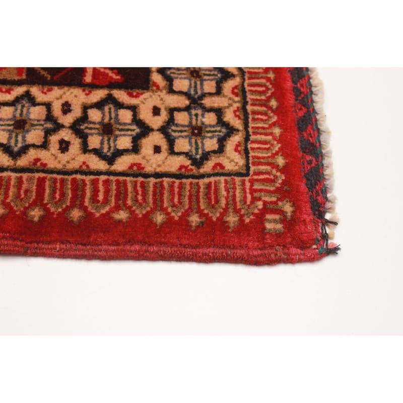Teimani Red Rug 3'0" x 4'4" - 3'0 x 4'4