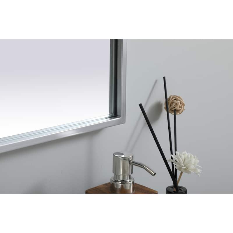 Elegant Lighting MR1A2440 Ayra 24" W x 40" H Modern Arched Bathroom