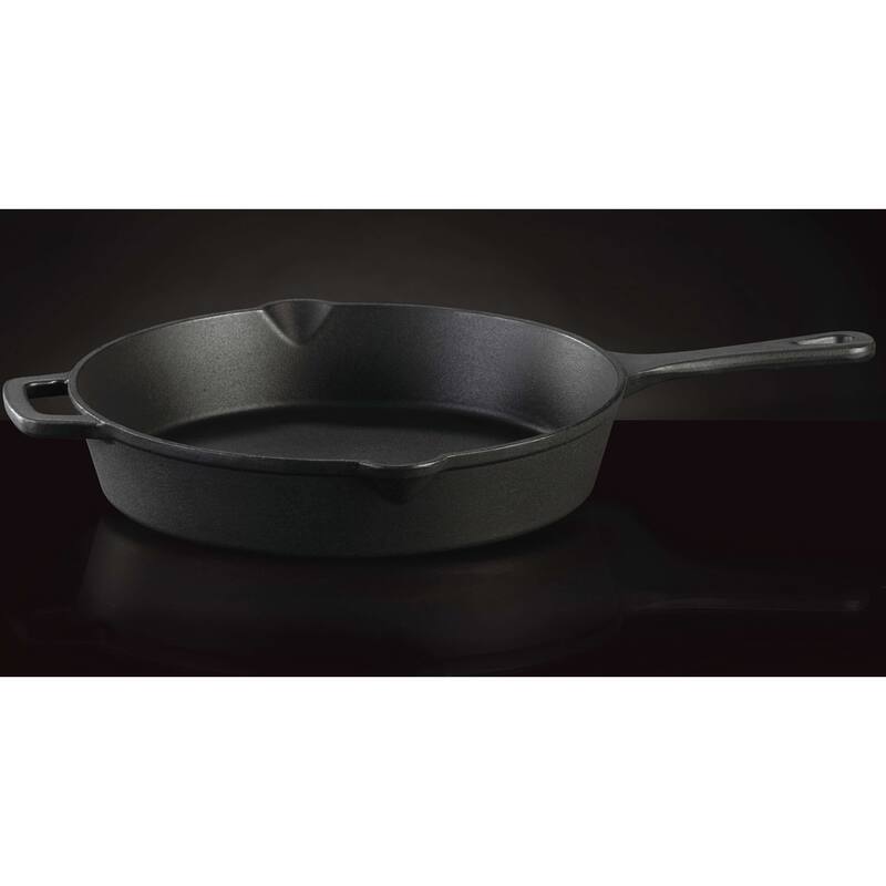 Napoleon 56058 9 1/2" Wide Cast Iron Frying Pan with Robust Handle