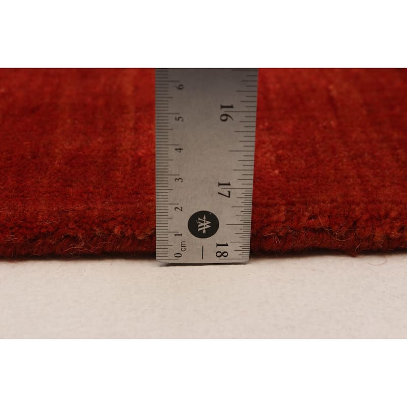 Kashkuli Gabbeh Red Rug 4'8" x 6'5" - 4'8 x 6'5