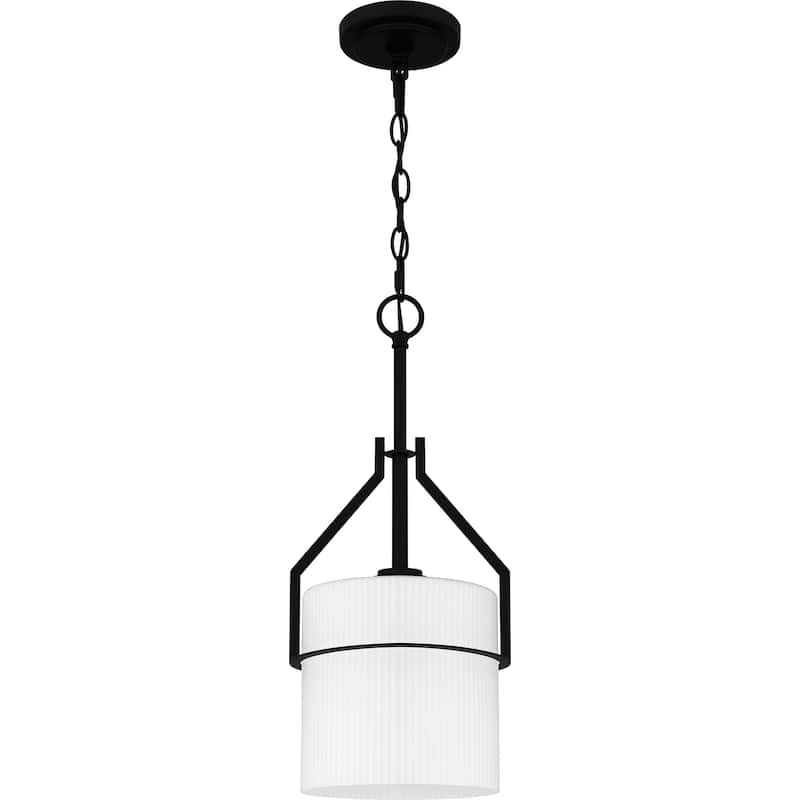 Seymour 1-Light Matte Black Mini Pendant Light - Matte Black