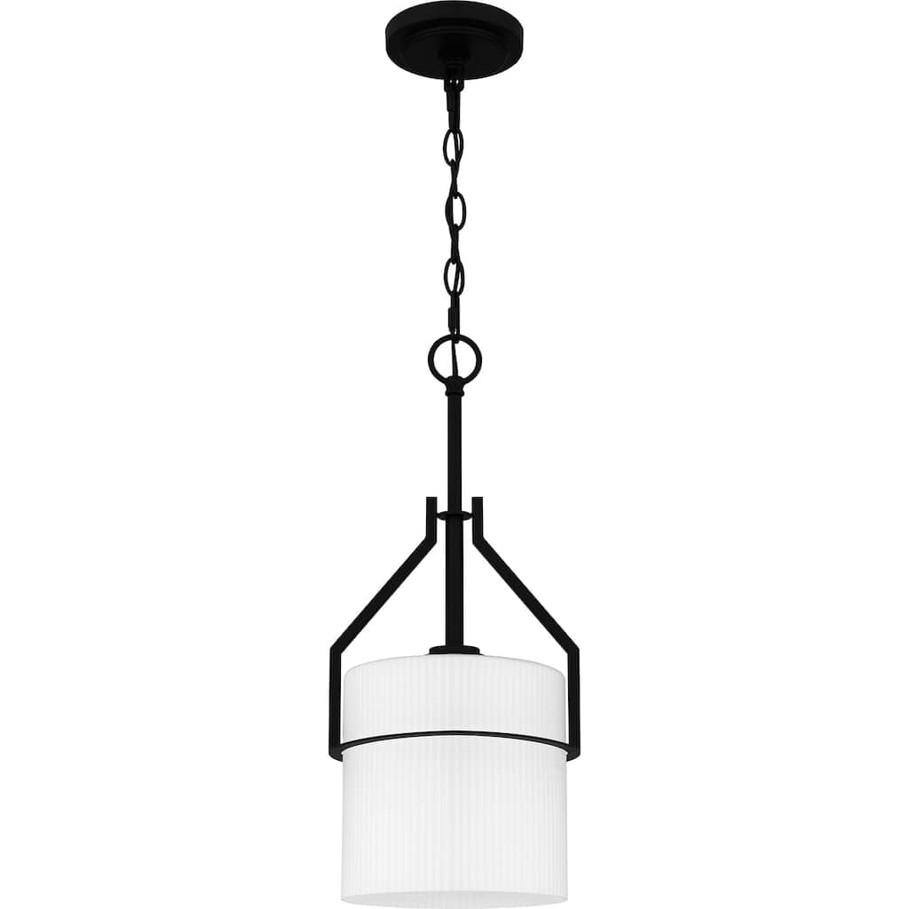 Seymour 1-Light Matte Black Mini Pendant Light
