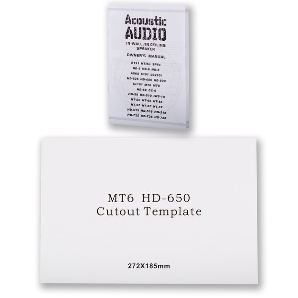 Acoustic Audio HD-5 In Ceiling Speakers Surround Sound Home Theater Pair