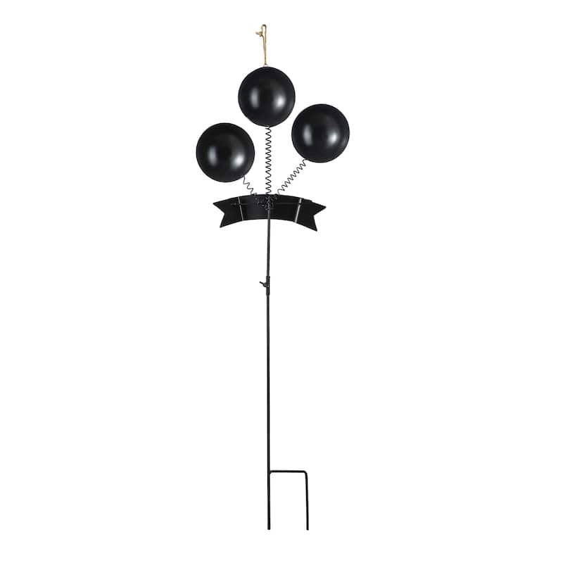 Glitzhome 35"H Metal WELCOME Eyeballs with Springs Halloween Yard Stake