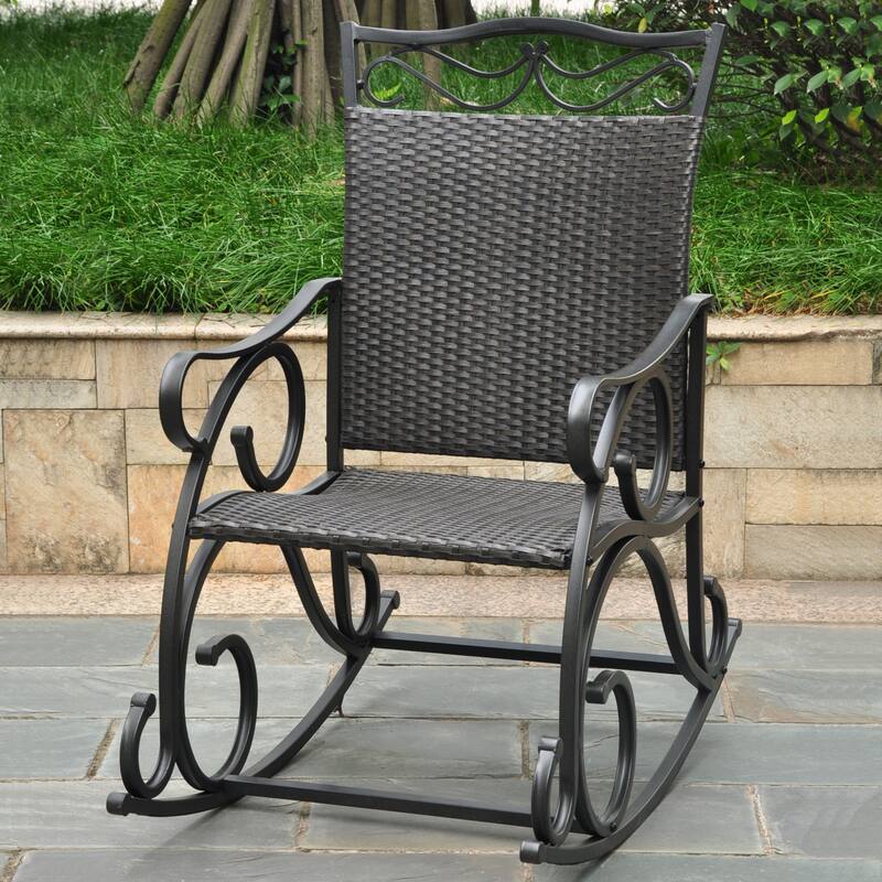 Valencia Resin Wicker Rocking Chair
