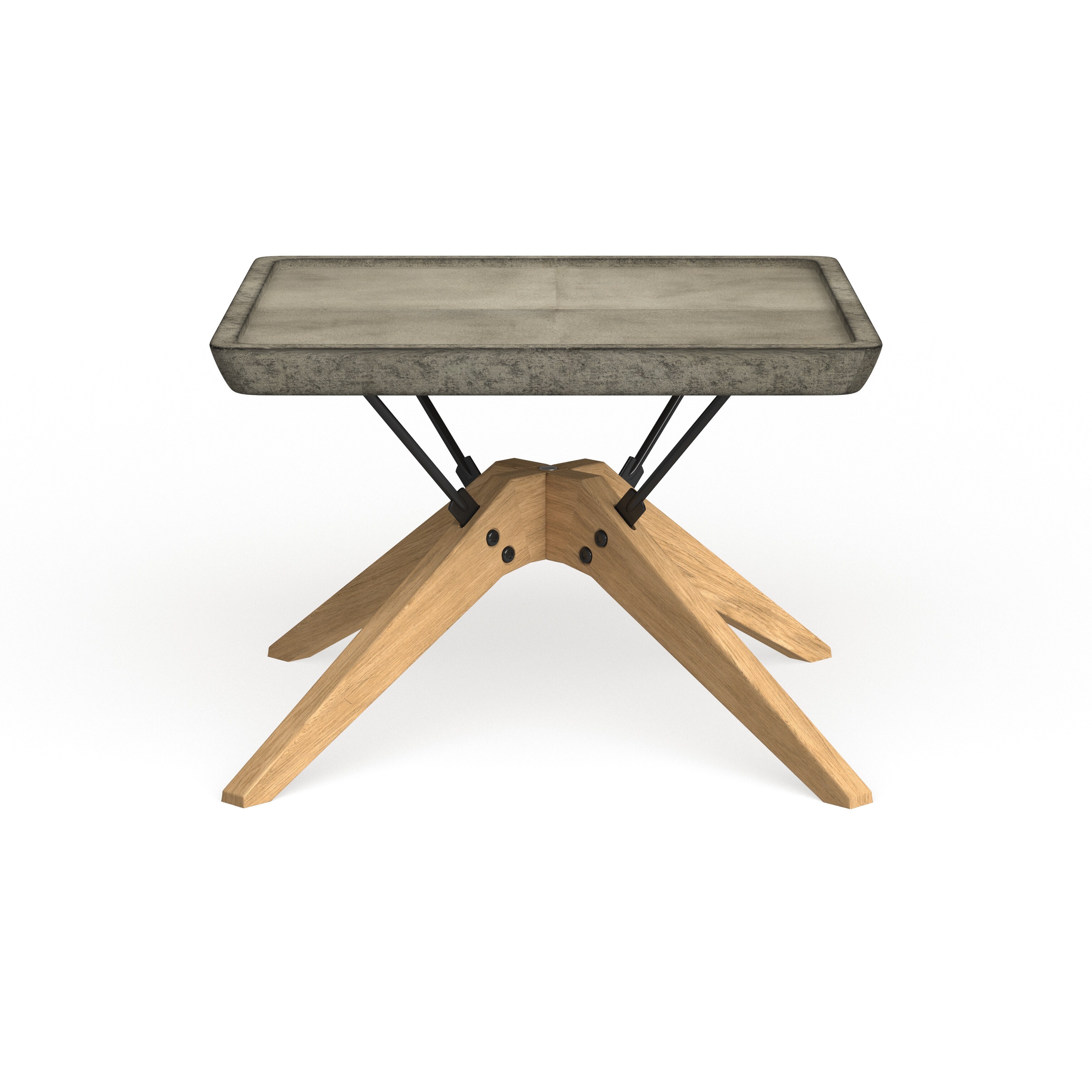 Safavieh Outdoor Living Delartin Modern Dark Grey Coffee Table 22 1 X 22 1 X 14 6 Overstock 18118119