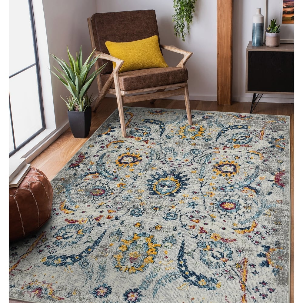 Magi Marissa Boho Botanical Area Rug