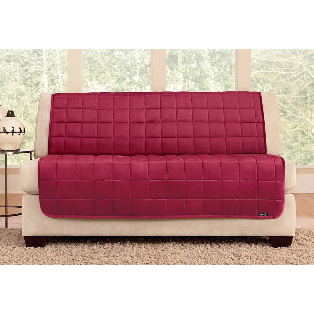 SureFit Deluxe Pet Armless Loveseat Furniture Cover