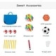 preview thumbnail 11 of 10, Inflatable Bounce House Kids Slide Jumping Castle without Blower - 149.5" x 120" x 84.5" (L x W x H)