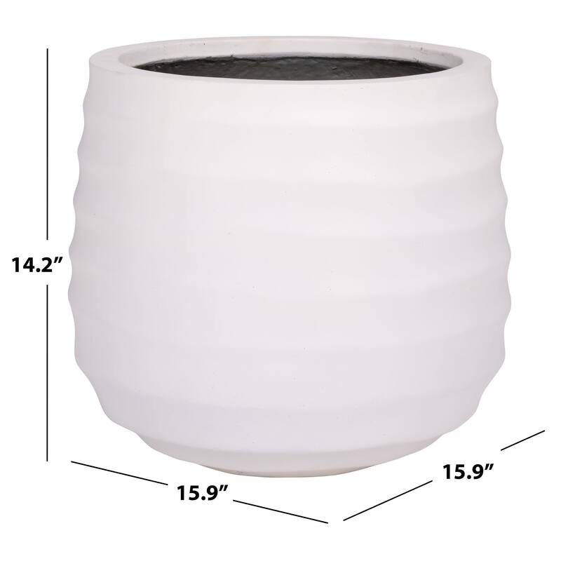 SAFAVIEH Outdoor Living Marta Planter Pot - 16"W x 16"D x 14"H