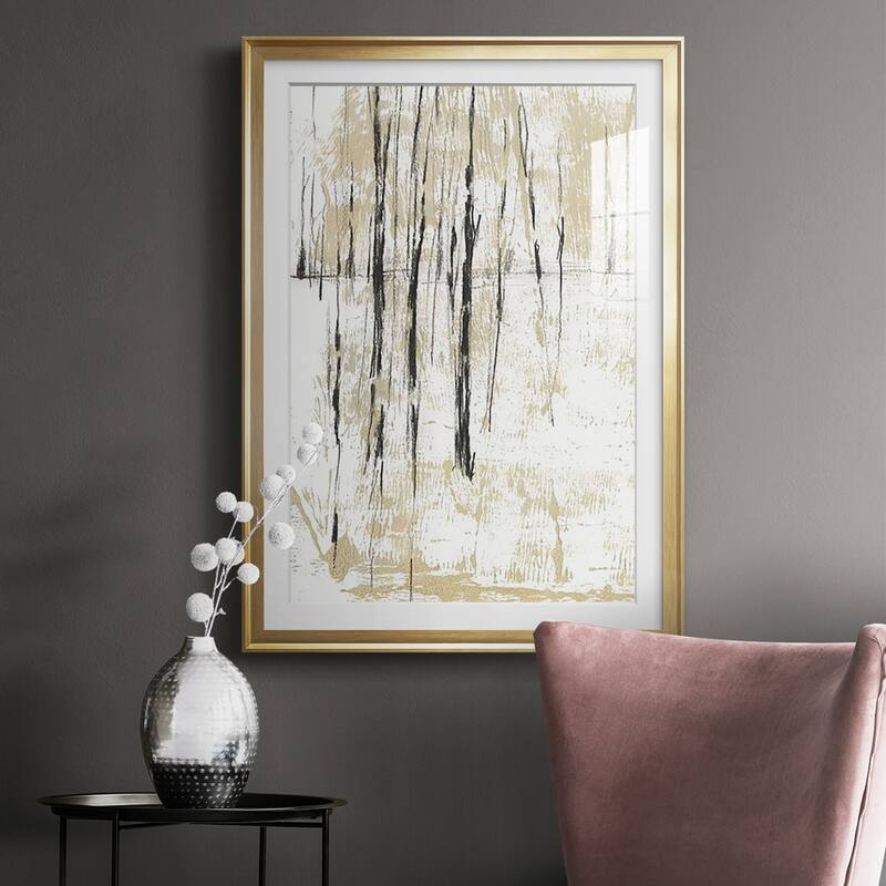 Gilded Forest II Premium Framed Print - Ready to Hang