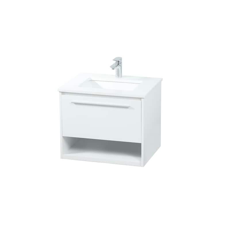 Brush 24 - 30 Inch Single Bathroom Vanity