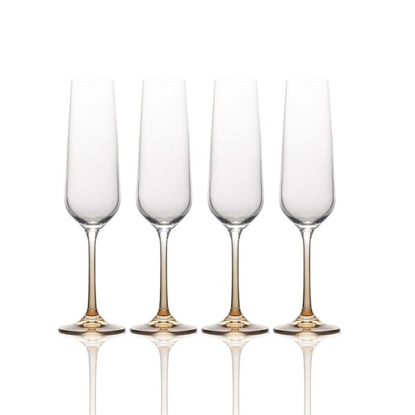 Mikasa Gianna Ombre Amber Flute (Set of 4). Opens flyout.