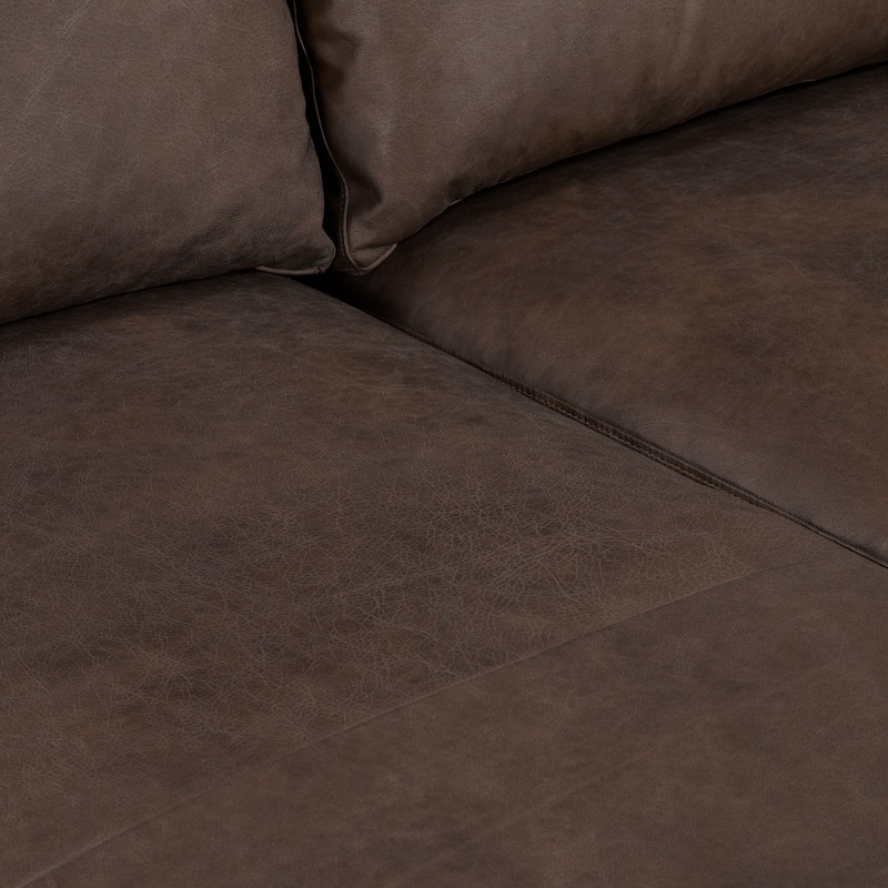 Poly & Bark Sorrento Sectional - Genuine Italian Leather