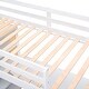 preview thumbnail 11 of 23, Multi-Functional Twin Size Loft Bed with Ladder, Shelves and Desk, Space-saving, Health and Comfort, Sturdy Construction, White