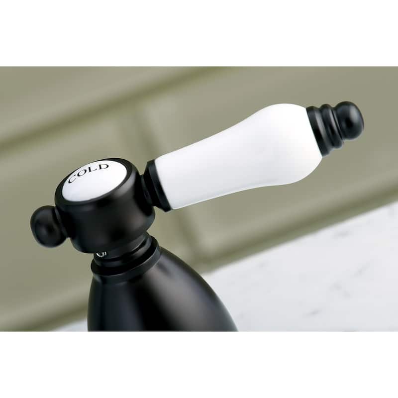 Kingston Brass Victorian Porcelain Widespread Bathroom Faucet