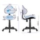 preview thumbnail 81 of 89, JJS Ergonomic Mesh Office Chair Adjustable Lumbar Support Computer Desk Chair