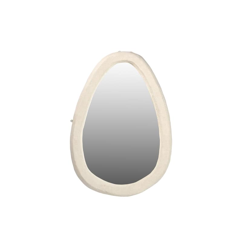 Paper Mache Round Mirror