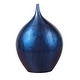 preview thumbnail 1 of 3, Allan Andrews Cobalt Blue Wood Vase - small
