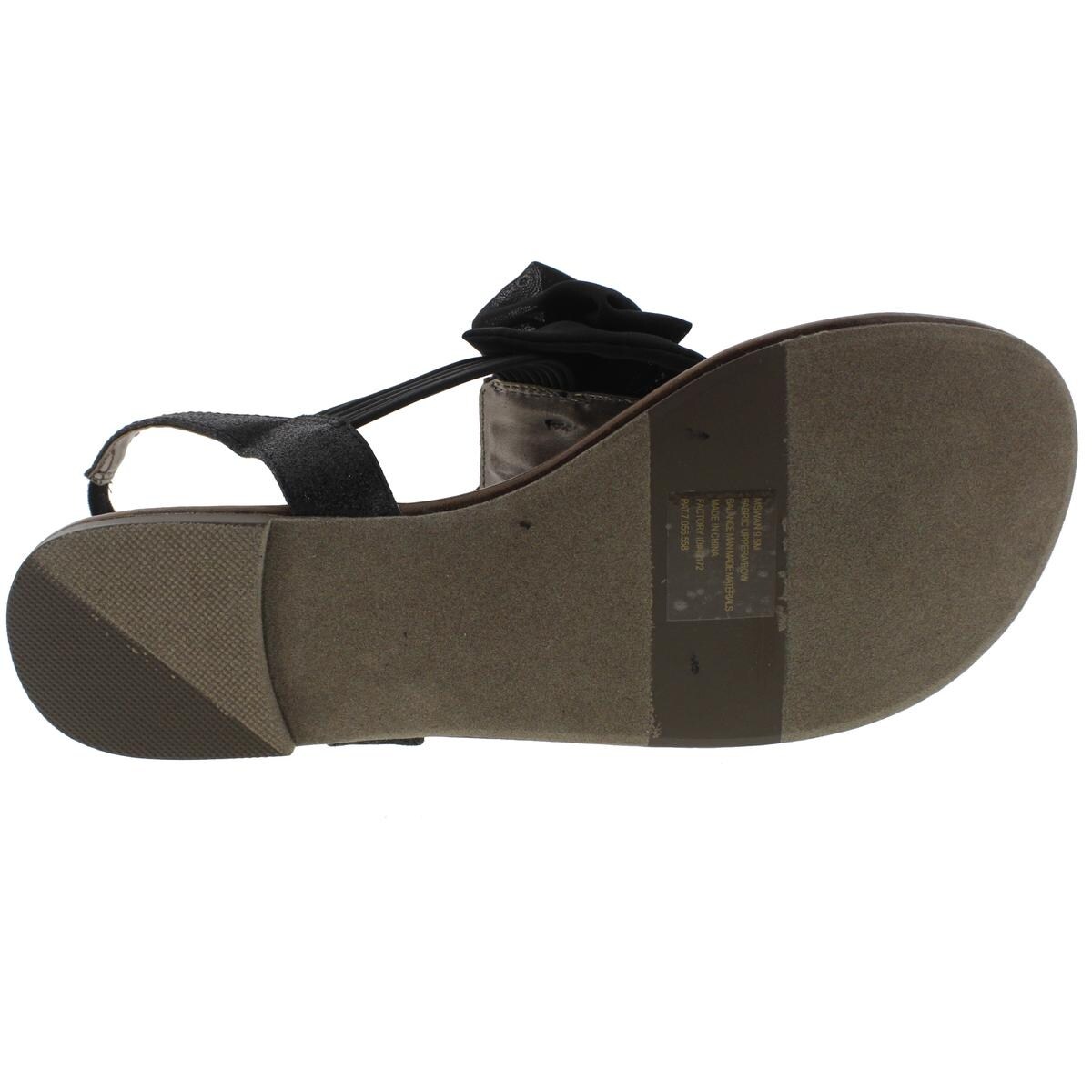 Shop Material Girl Womens Swan Thong Sandals Glitter Bow