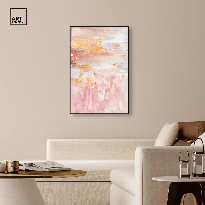 Rose Quartz Canvas by Art Remedy