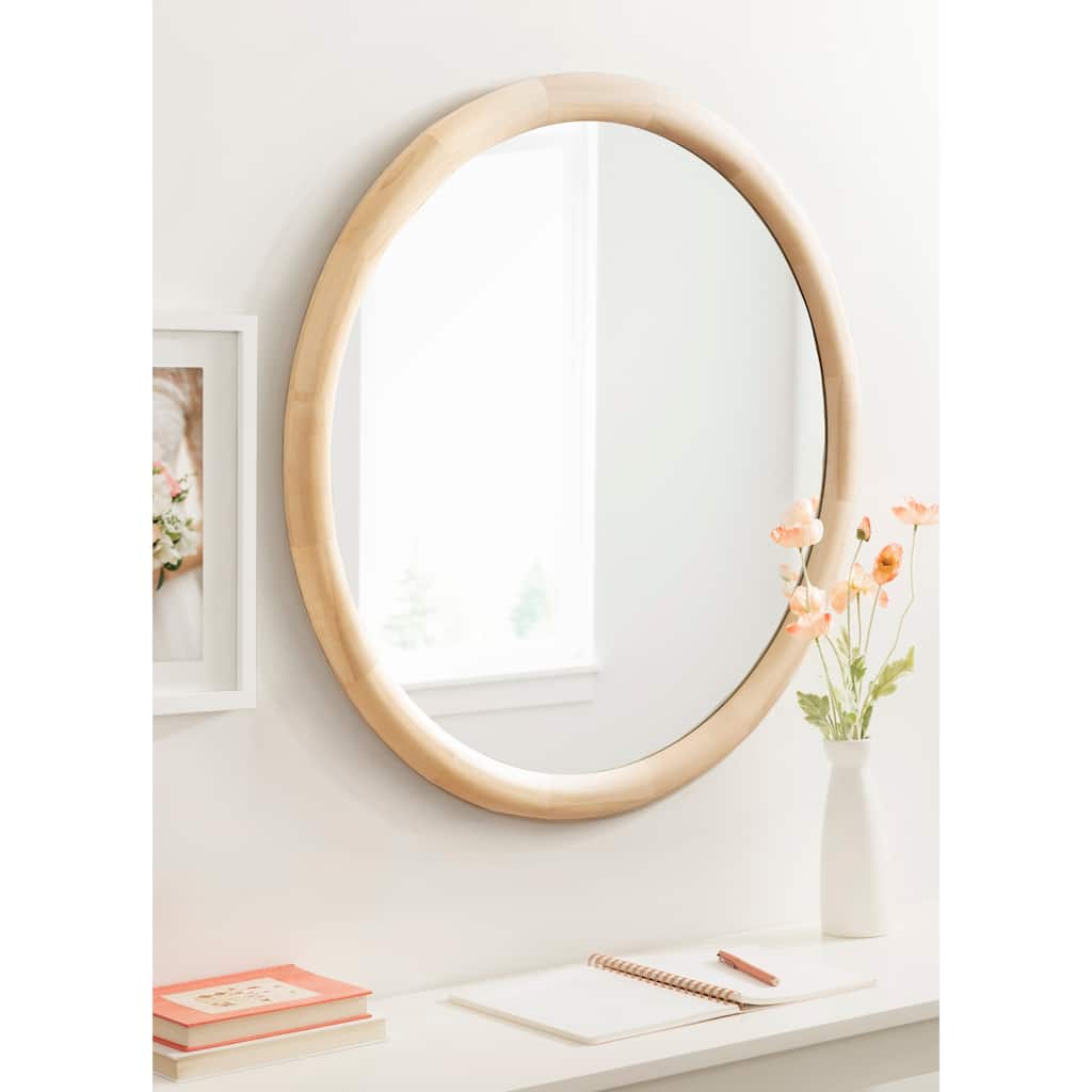 Kate and Laurel Dessa Round Wall Mirror
