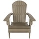 preview thumbnail 45 of 85, Vineyard HIPS Outdoor Folding Eco-Friendly All Weather Seashell Adirondack Chairs (12-Piece Conversation Set)
