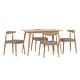 preview thumbnail 34 of 50, Francie Mid-century 5-piece Dining Set by Christopher Knight Home