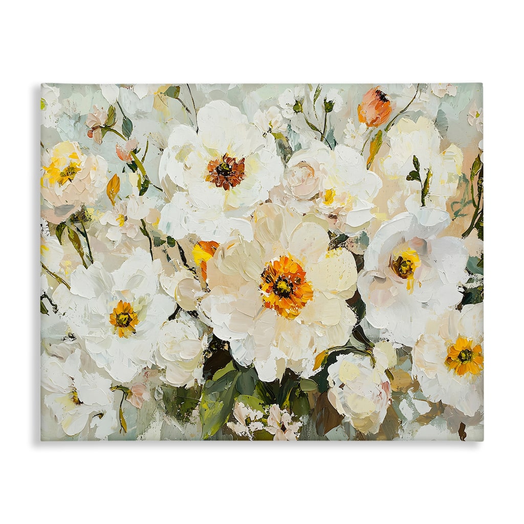 Stupell Porcelain Flowers Bundle Canvas Wall Art Design By Franklyn Gregory