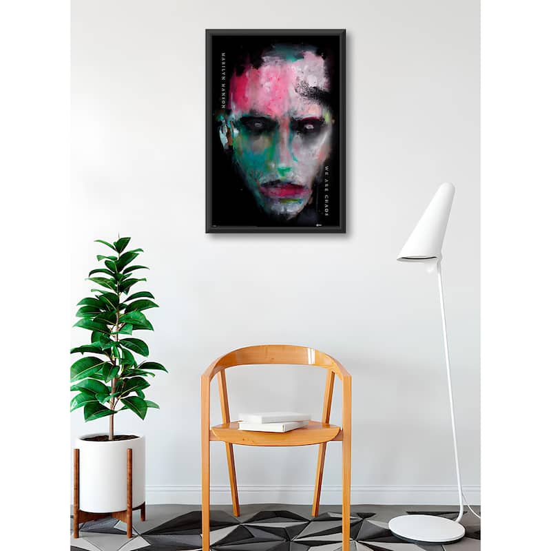 Marilyn Manson - We Are Chaos Framed Art Poster - 24 x 36 Inch