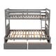 preview thumbnail 4 of 10, Twin Over Full Bunk Bed House Bed Kids Bed