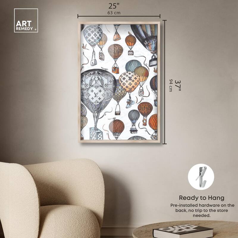 Doll Memories - Fashion Balloons Shadowbox by Art Remedy