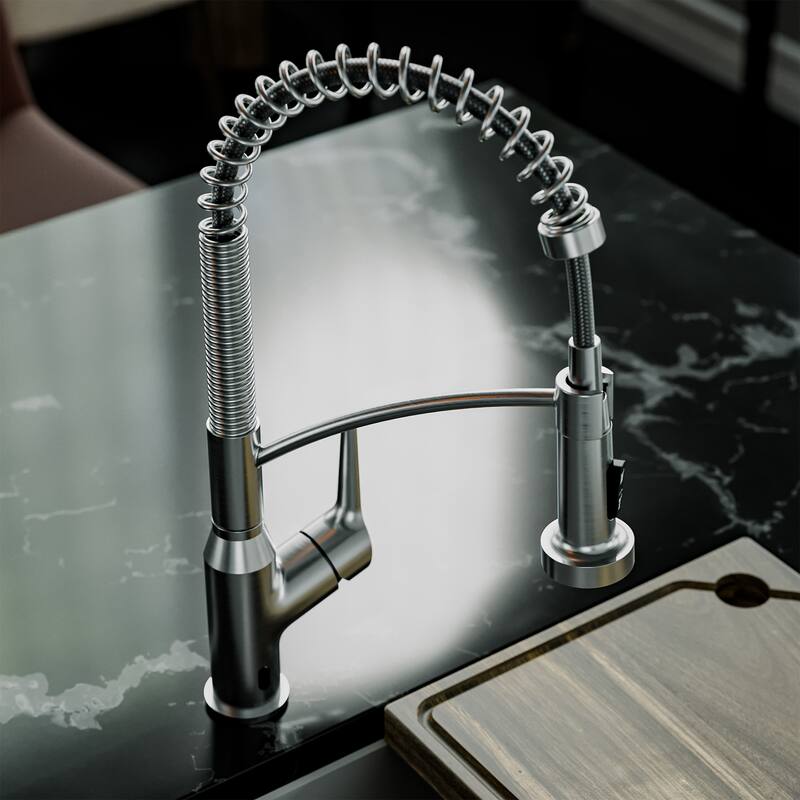 Karran Scottsdale Single-Handle Pull-Down Sprayer Touchless Kitchen Faucet