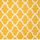 preview thumbnail 114 of 132, SAFAVIEH Handmade Cambridge Luisa Moroccan Trellis Wool Rug 6' Square - Gold/Ivory
