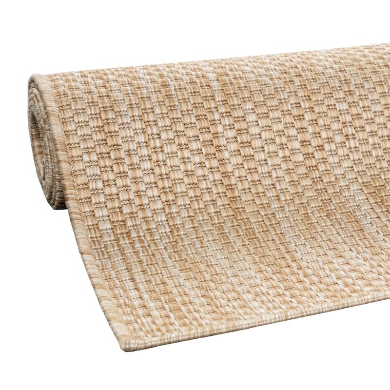 Variegated Waterproof Outdoor Rug for Patio