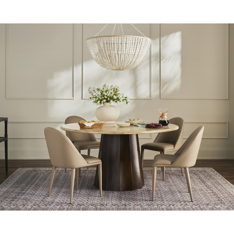 Our PNW Home x Livabliss Rainier Cottage Border Washable Area Rug - 3' 3" x 4' 11" - Light Brown