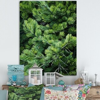 Designart "Pine Purity In Forest" Tree Pine Wall Art - Bed Bath ...
