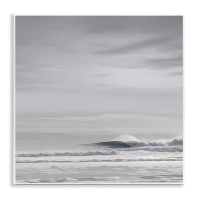 Stupell Misty Grey Beach Ripples Wall Plaque Art Design By Maggie Olsen