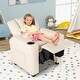 preview thumbnail 18 of 34, PU Leather Kids Recliner Chair with Cup Holder and Pocket - 23.5" x 23.5" x 28"