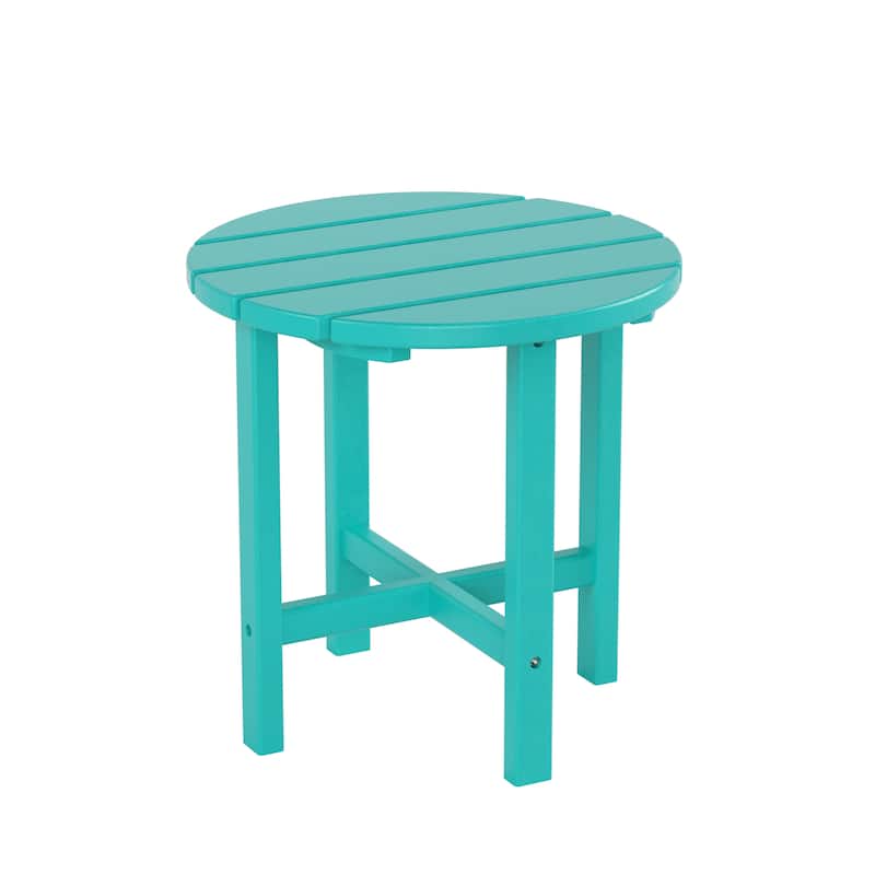 Laguna Hdpe All Weather Outdoor Patio Rocking Chair With Side Table (2-Piece Set)