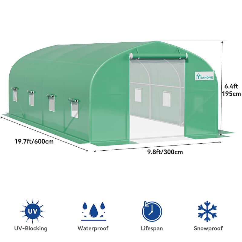Moasis Green Walk-in Hobby Greenhouse