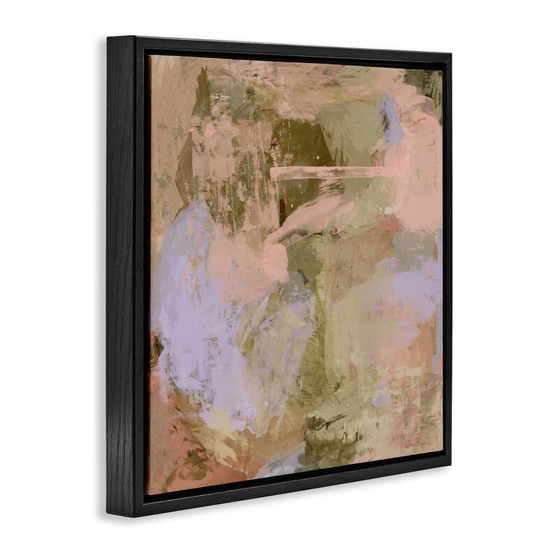 Stupell Earth Tones with Pastel Accents Framed Floater Canvas Wall Art Design By Hayley Michelle